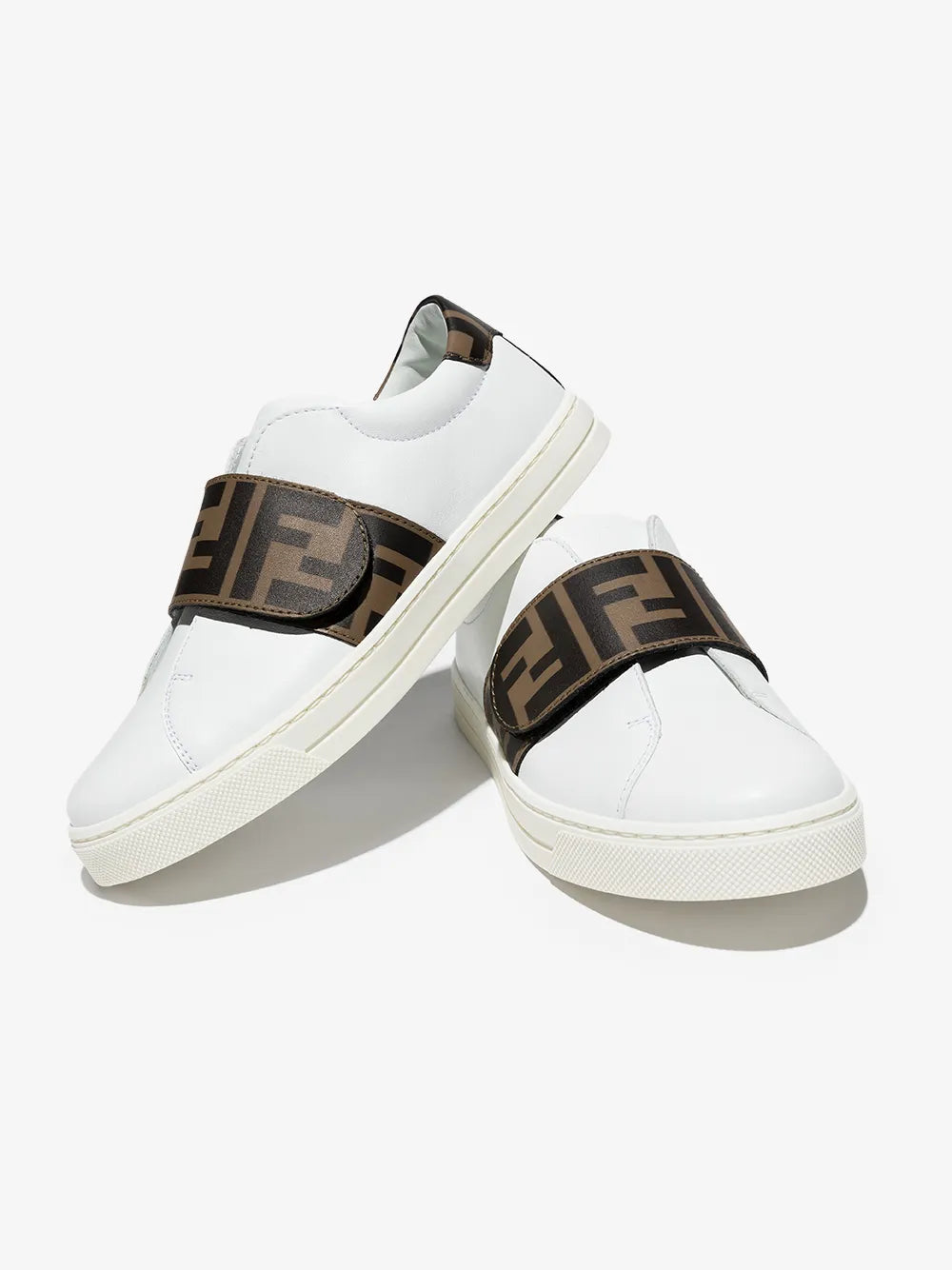 logo-strap low-top sneakers