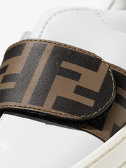 logo-strap low-top sneakers