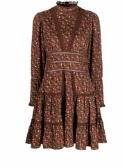 floral-print tiered dress