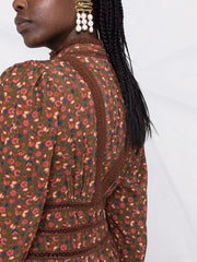 floral-print tiered dress