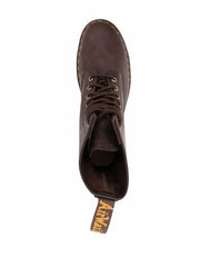 lace-up ankle-length boots