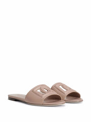 DG Logo leather sandals