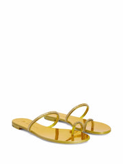 Colorful flat sandals
