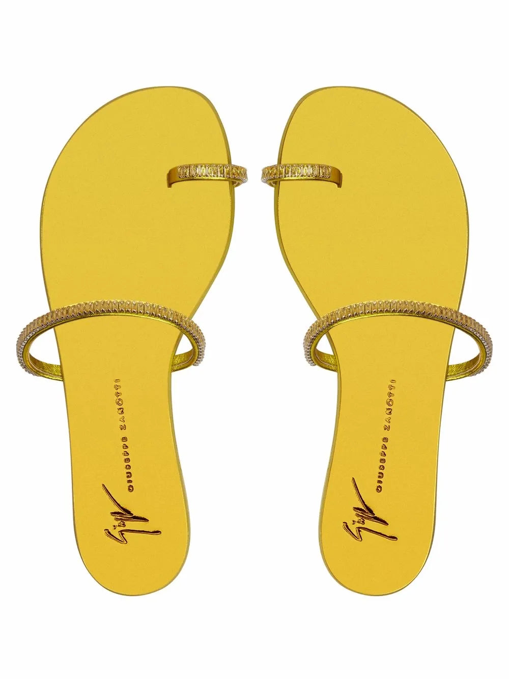 Colorful flat sandals