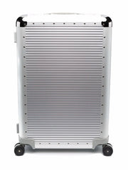 Bank S Spinner 76cm studded aluminum suitcase