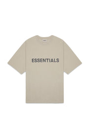 Fear of God Essentials Boxy T-Shirt Applique Logo Olive/Khaki