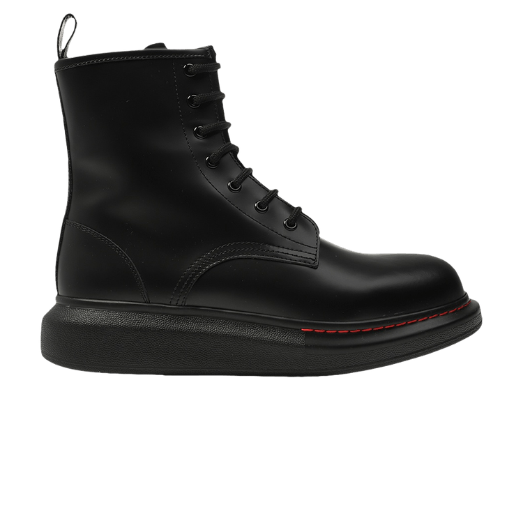 Alexander McQueen Wmns Hybrid Combat Boot 'Black'