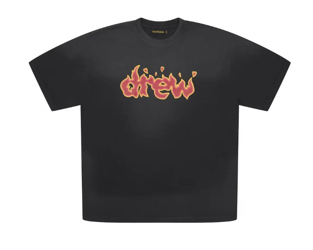 Drew T-Shirt - Faded Lit Black