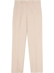 cotton tailored trousers