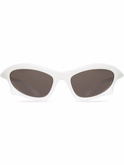 Bat rectangle-frame sunglasses