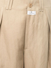 wide-leg tailored trousers