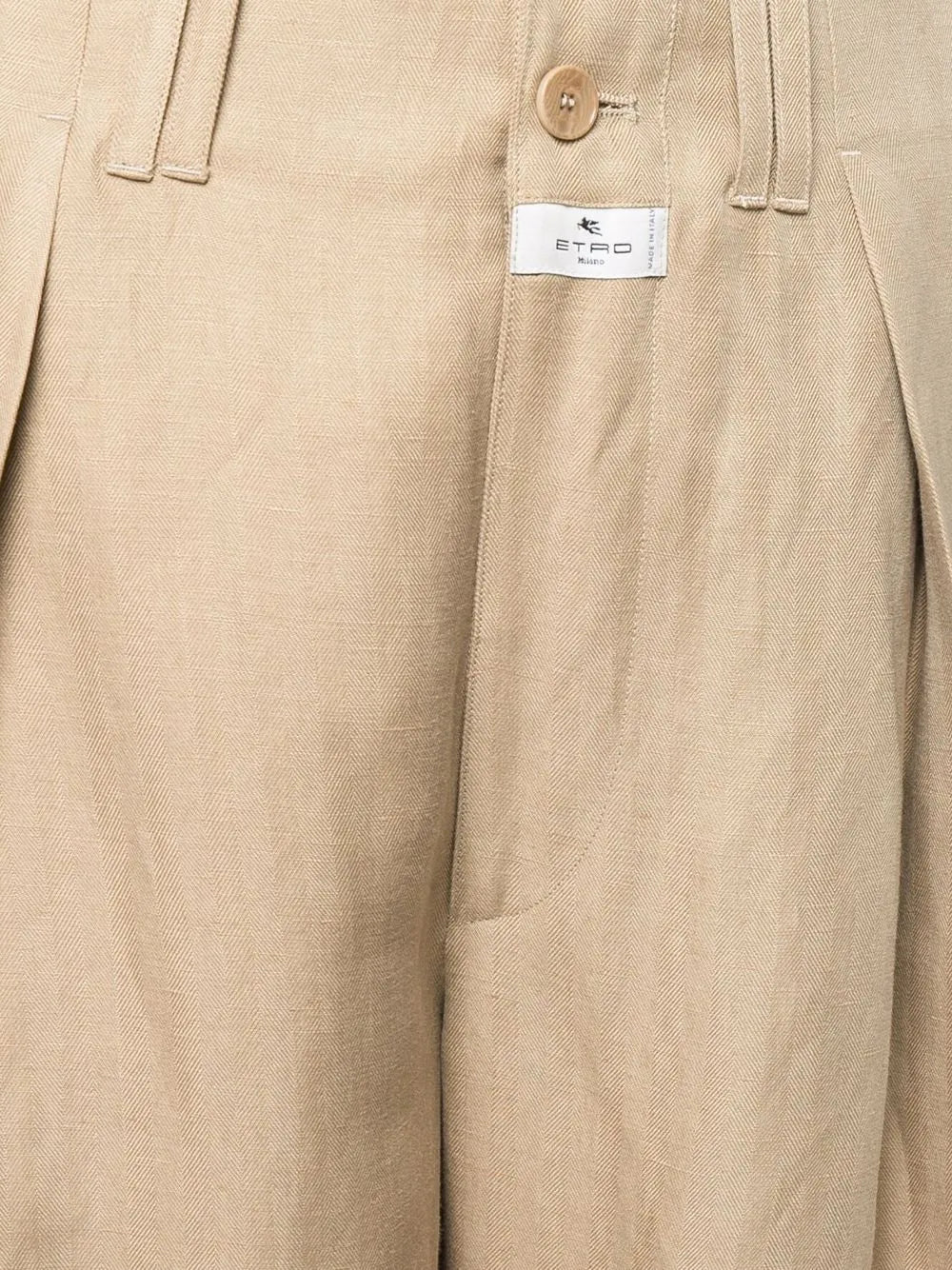 wide-leg tailored trousers