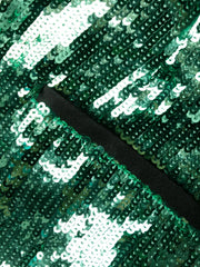 sequin-embellished wide-leg trousers