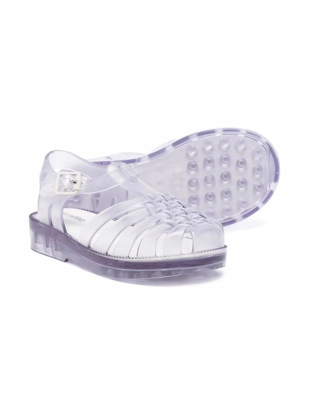 transparent jelly shoes