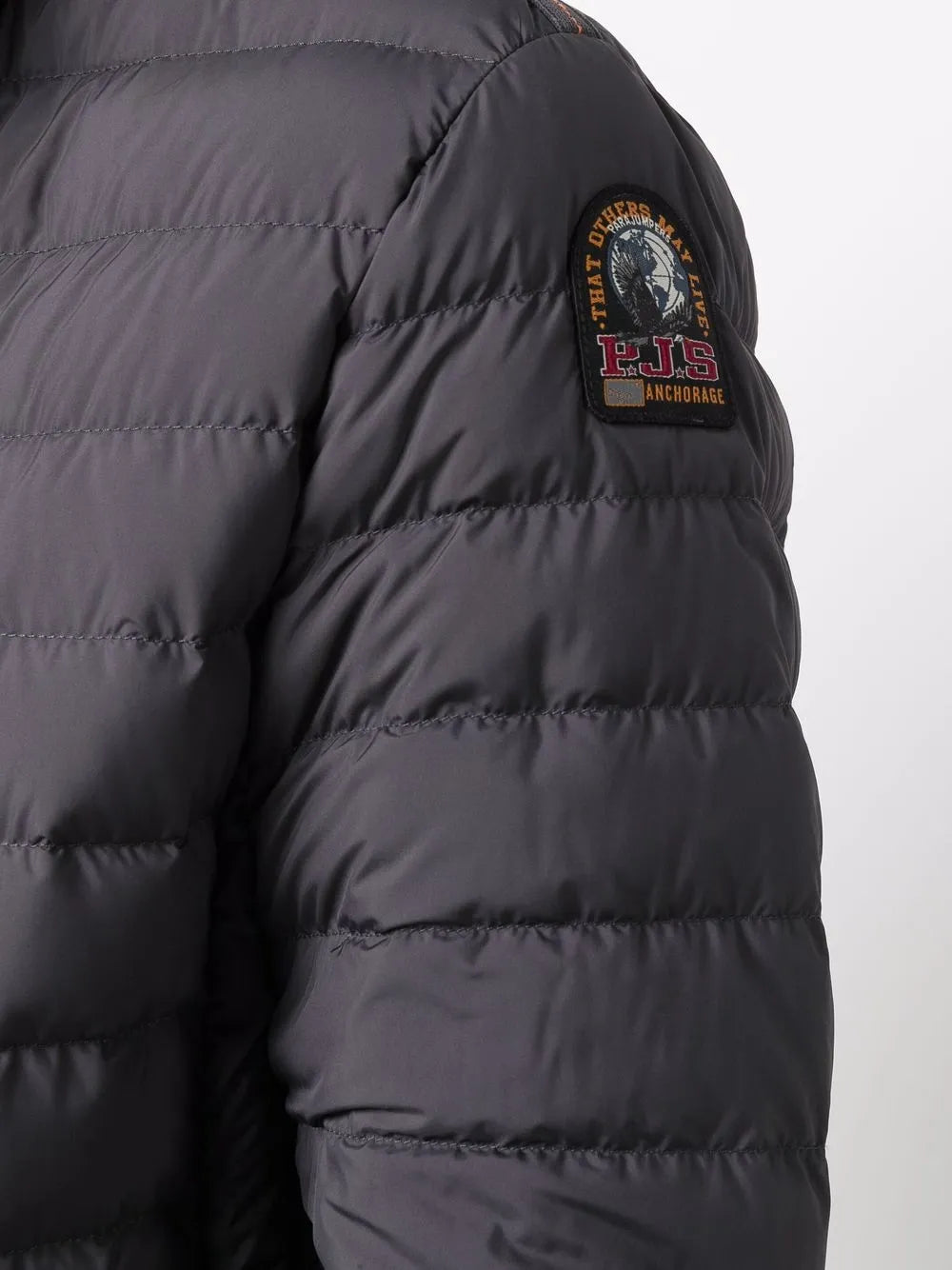 logo-patch puffer jacket