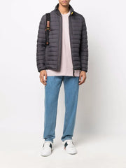 logo-patch puffer jacket