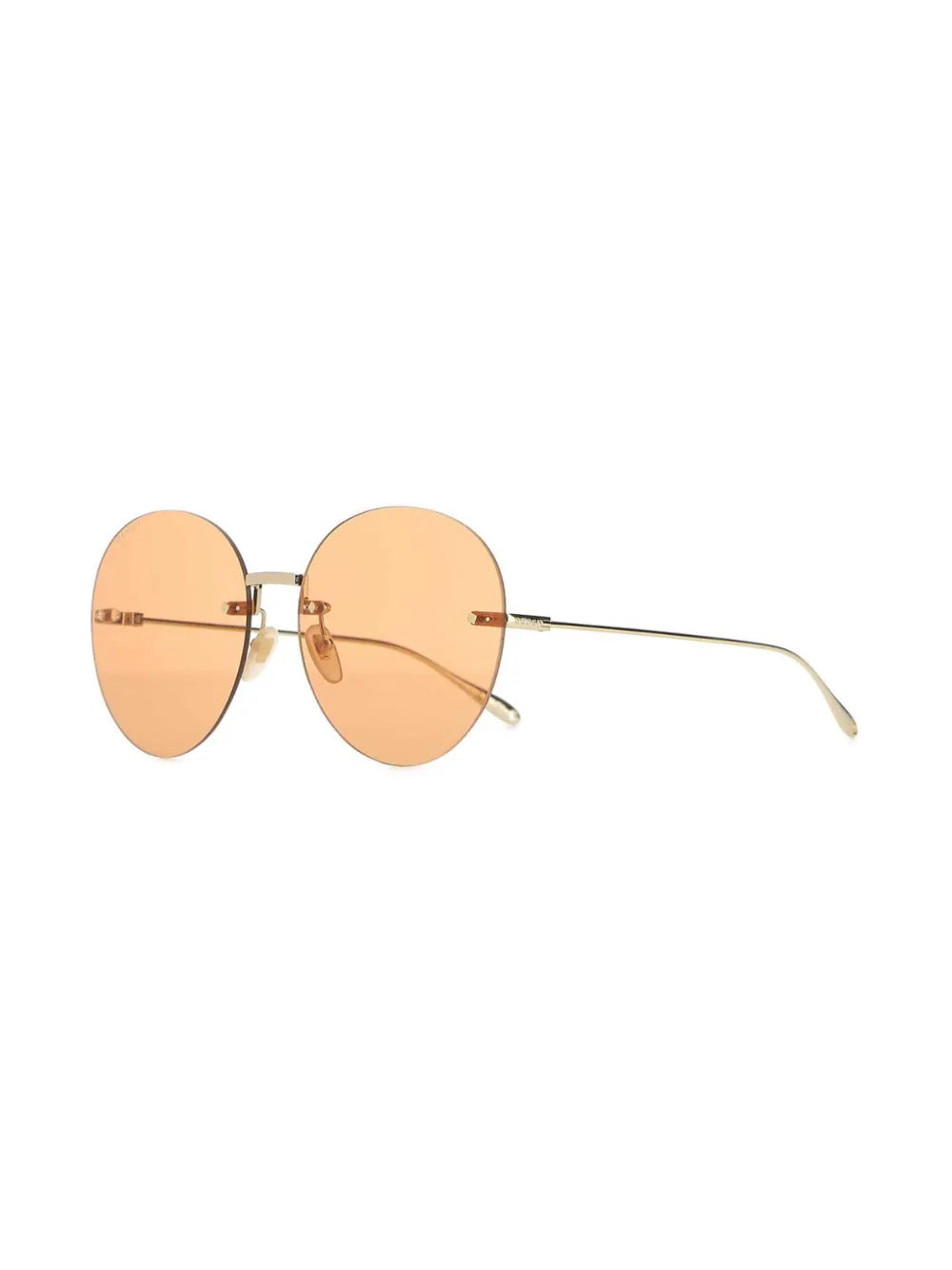 frameless round sunglasses