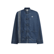 adidas CTT Oversized Chinese Track Top 3.0 Jacket Medium Blue Denim