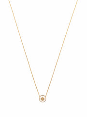 Kira enamel pendant necklace