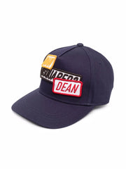 logo-patch cotton cap