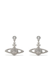 crystal orb earrings