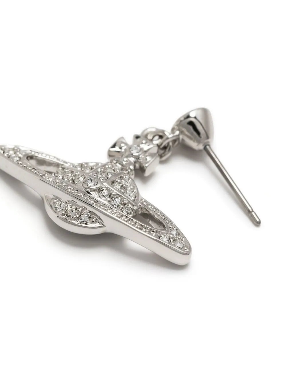 crystal orb earrings
