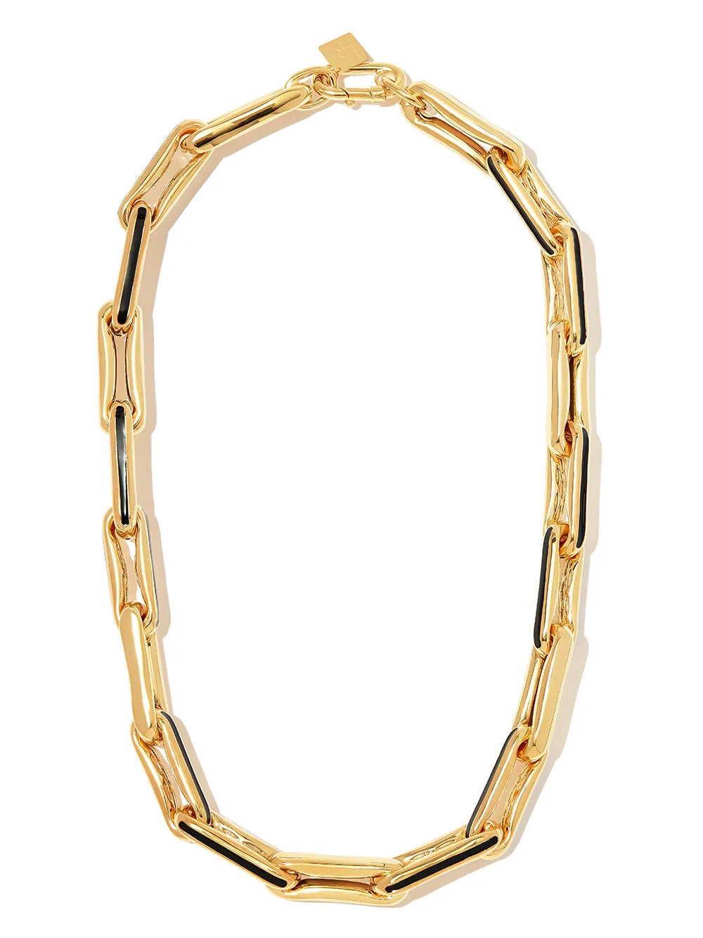 14kt yellow gold chain-link necklace
