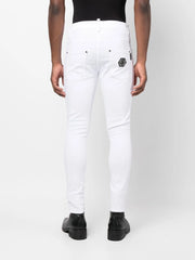 mid-rise skinny jeans