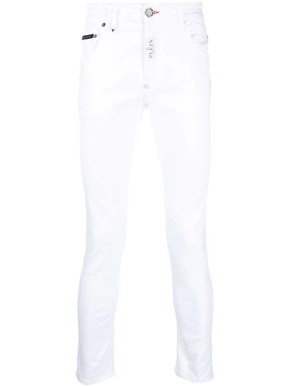 mid-rise skinny jeans