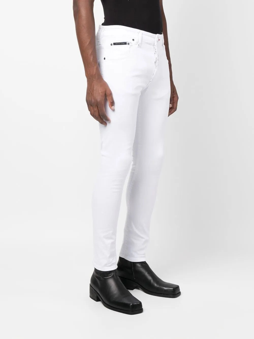 mid-rise skinny jeans
