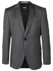 single-breasted fitted blazer