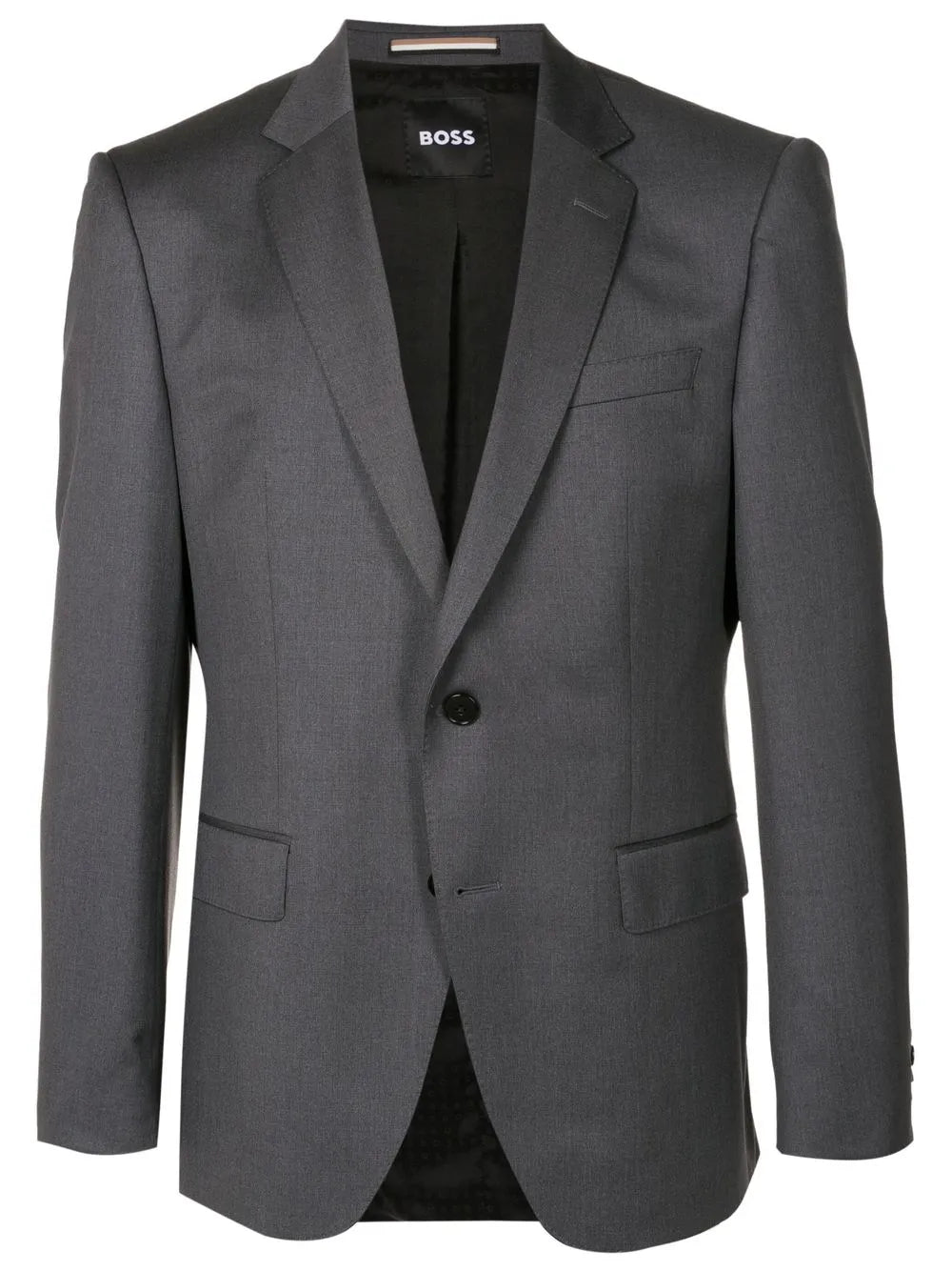 single-breasted fitted blazer
