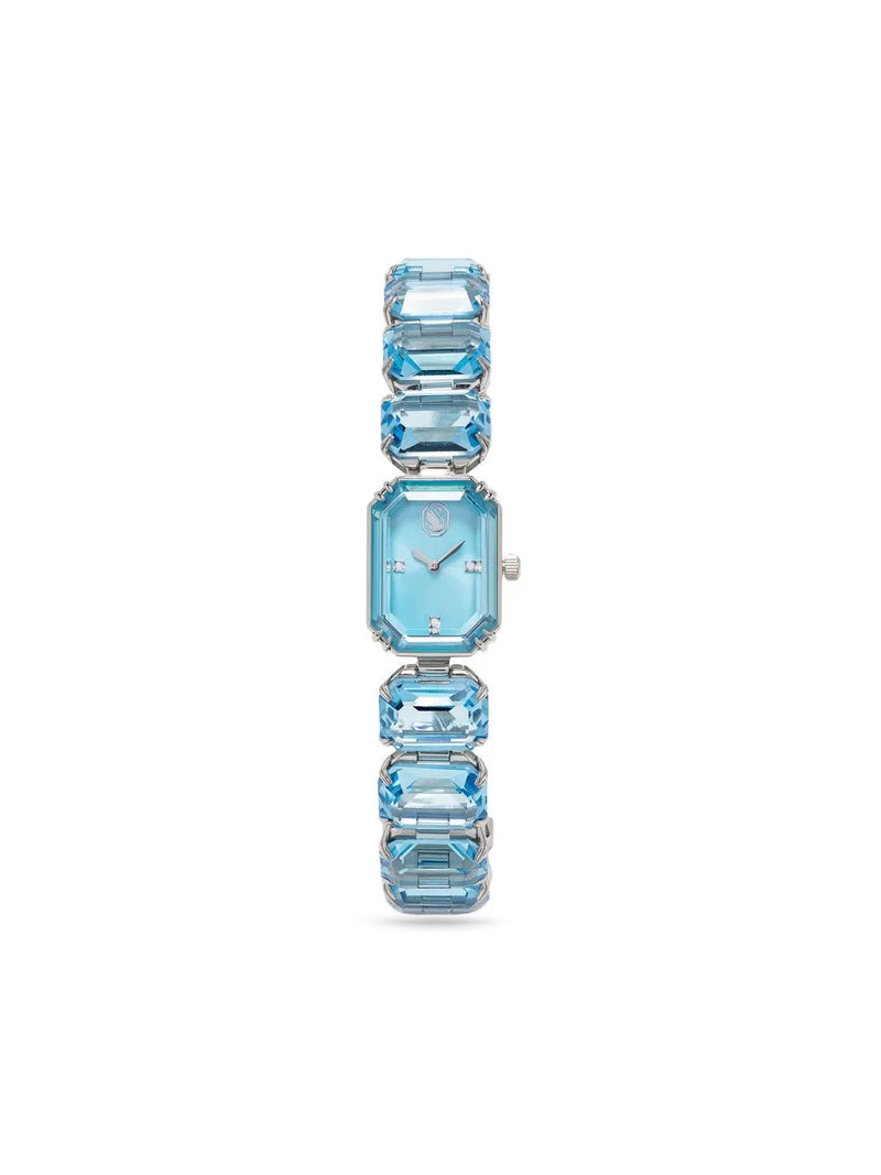 Octagon cut quartz watch