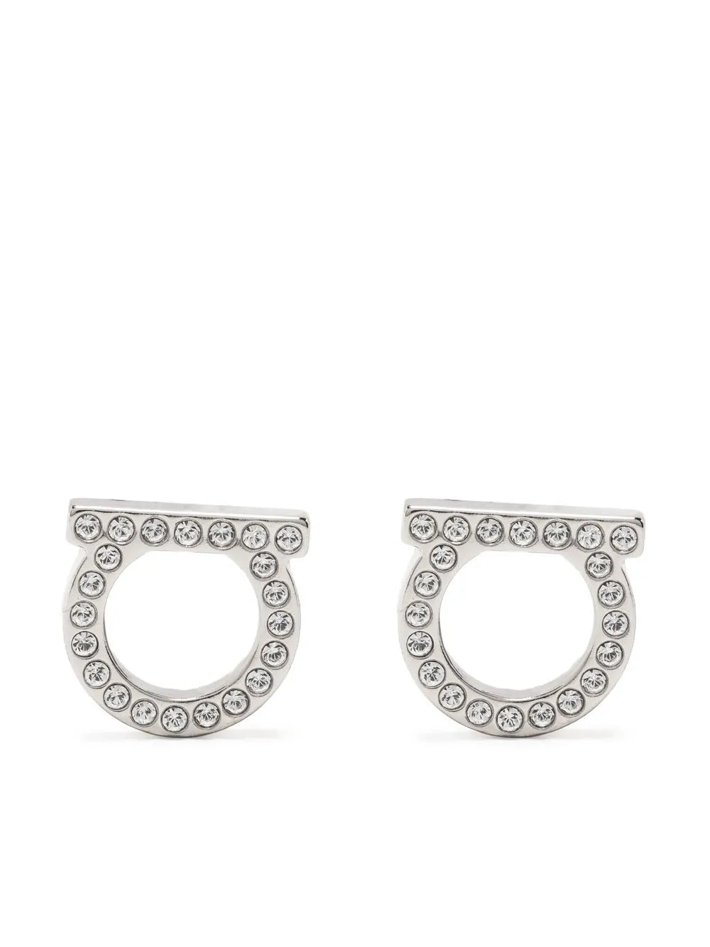 embellished Gancini earrings