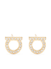 Gancini embellished earrings