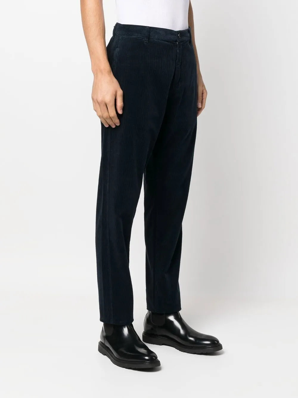 straight-leg corduroy trousers