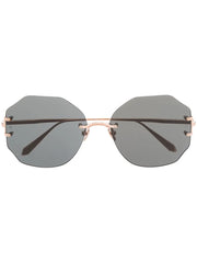 Lisette geometric-frame sunglasses