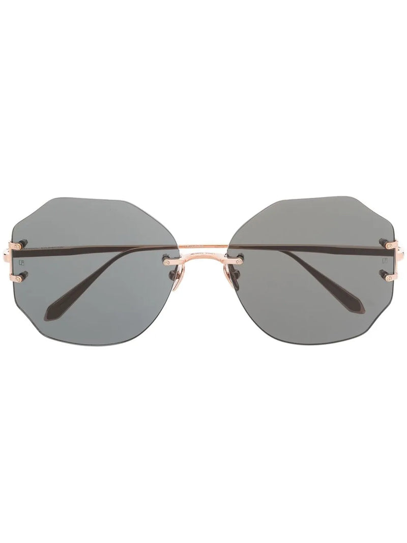 Lisette geometric-frame sunglasses