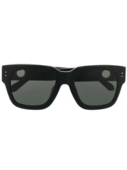 Amber oversized-frame sunglasses