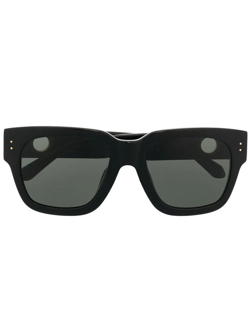 Amber oversized-frame sunglasses