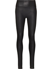 faux-leather leggings