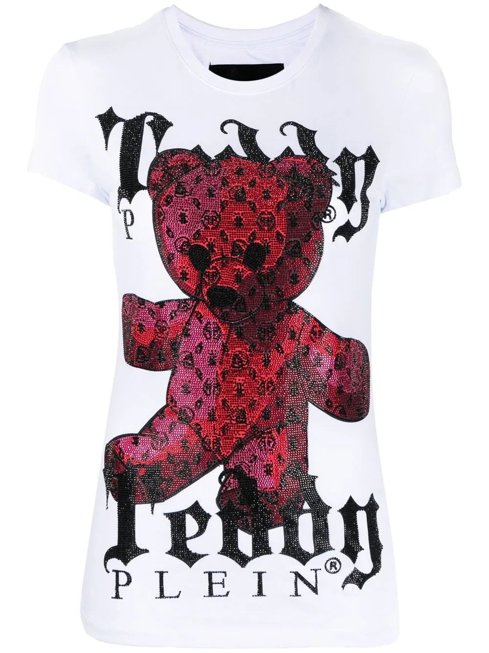monogram teddy-print T-Shirt