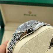 Rolex | Datejust | 126234 Blue Dial with diamond | Steel | 36 mm | Steel | Blue | Automatic
