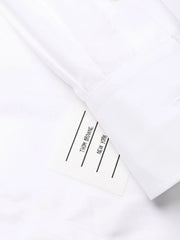 pleat-detail cotton shirtdress