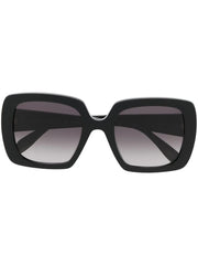 logo-print rectangle sunglasses