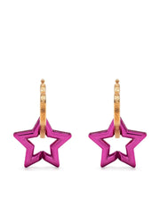 Greca star-shaped drop earrings