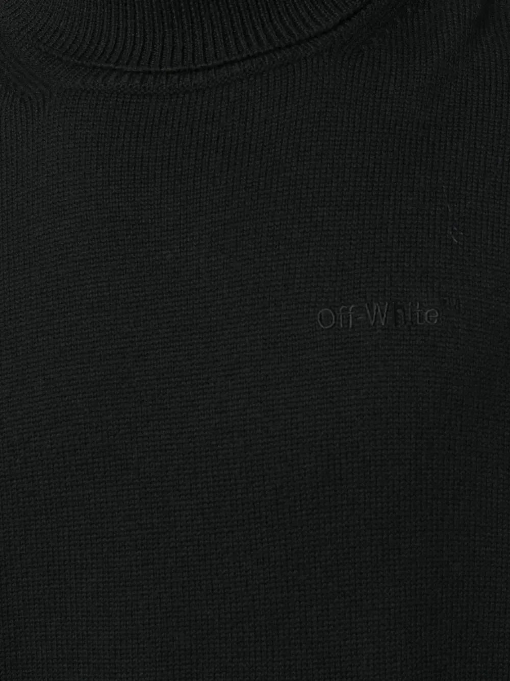 roll-neck wool jumper