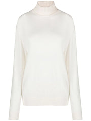 roll-neck wool jumper
