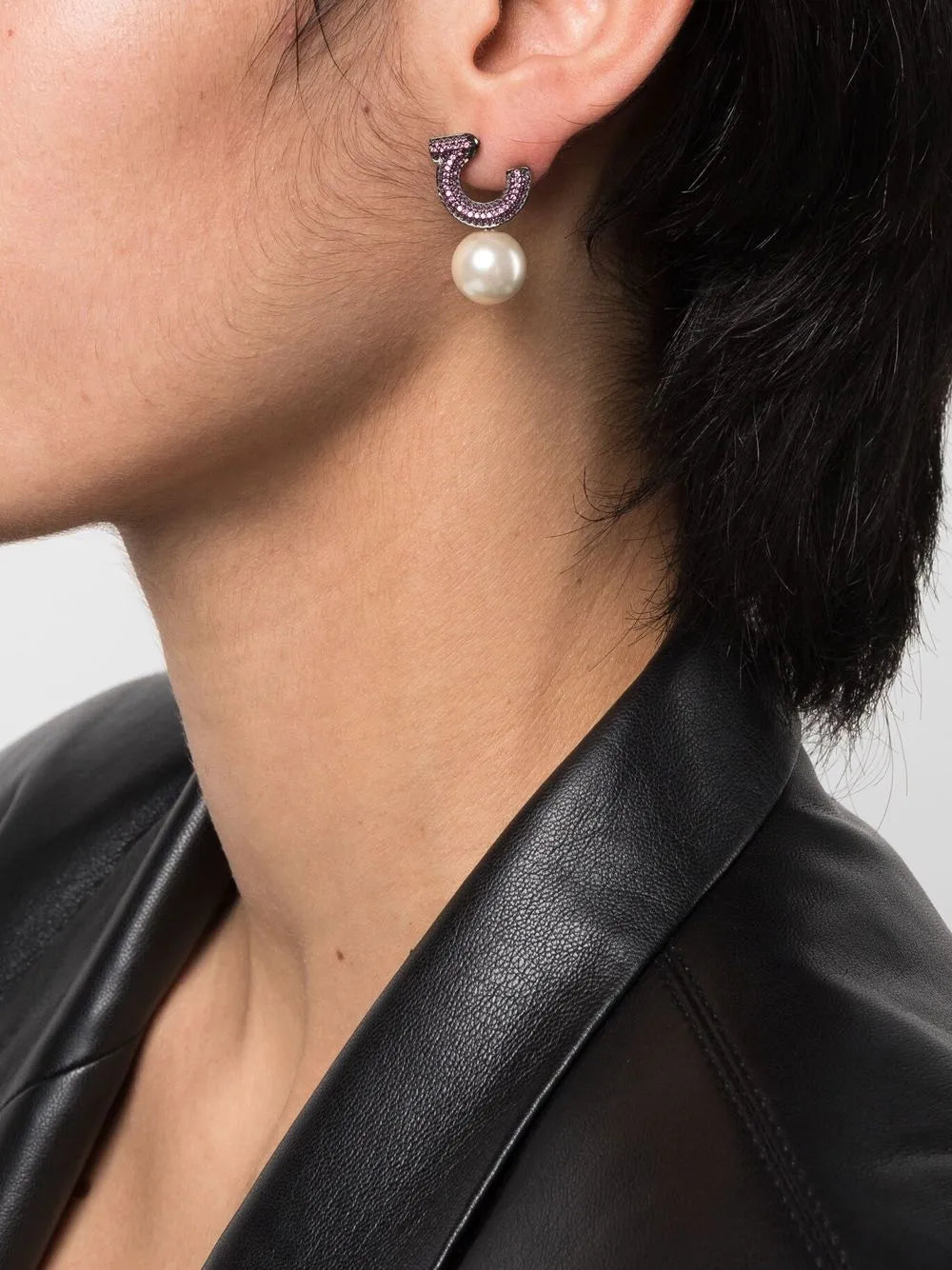 pearl drop earrings