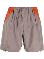 colour-block track shorts